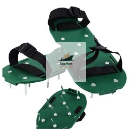 Aerator Ogrodowy Do Trawnika ASATO® - Metalowe Kolce 3,5cm - 2 Nakładki na Buty - Uniwersalny