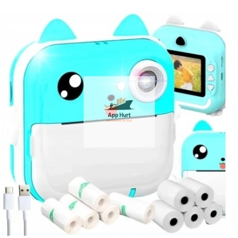 Aparat Natychmiastowy Drukuś 3.0 Drukarka termiczna 13 Rolek w Zestawie