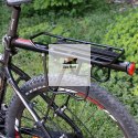 Bagażnik Rowerowy Tylny Uniwersalny Aluminiowy 50 kg Na Rower do Sztycy Wytrzymały