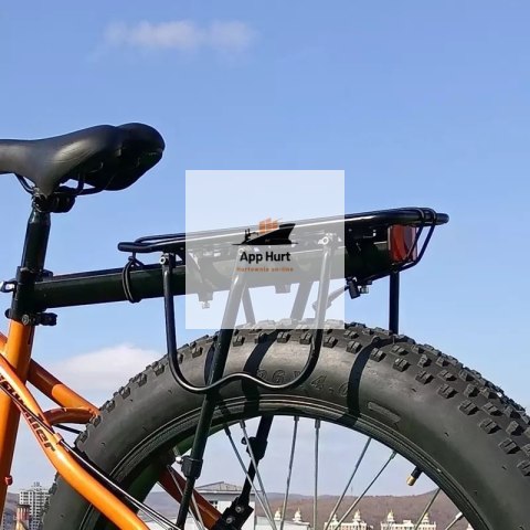 Bagażnik Rowerowy Tylny Uniwersalny Aluminiowy 50 kg Na Rower do Sztycy Wytrzymały