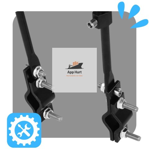 Bagażnik Rowerowy Tylny Uniwersalny Aluminiowy 50 kg Na Rower do Sztycy Wytrzymały