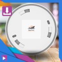 Czujnik Czadu i Dymu ASATO® 1C - Bezprzewodowy z Wyświetlaczem LCD - Alarm 85dB - Certyfikat CE