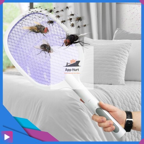Elektryczna Łapka na Muchy Komary Insekty Elektryczna Packa na Owady Mocna Elektryczna Łapka na Muchy Komary Insekty Elektryczna Packa na Owady Mocna