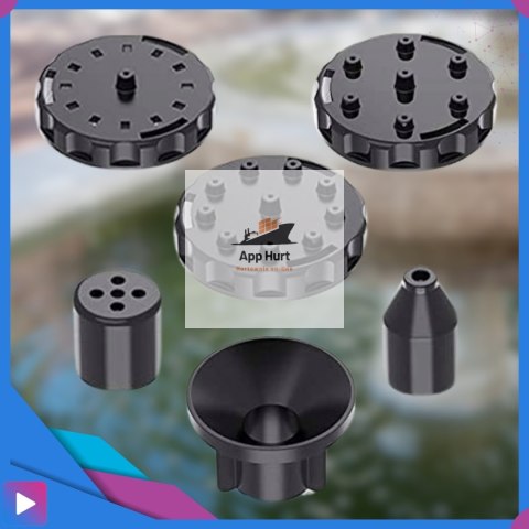 Fontanna Solarna Pływająca LED RGB Do Oczek i Stawów 6 Dysz Napowietrzanie Wody ASATO®