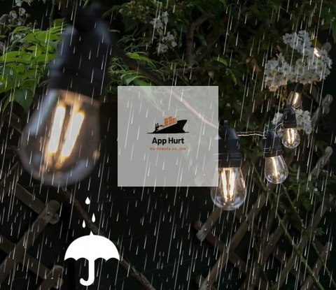 Girlanda Ogrodowa Zewnętrzna Świetlna 20 metrów + 20 Żarówek LED Lampki na Taras Ogród Balkon