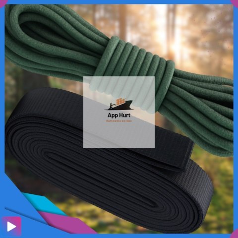 Hamak Z Siatką Moskitierą Na komary Ogrodowy Survivalowy Turystyczny