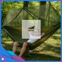 Hamak Z Siatką Moskitierą Na komary Ogrodowy Survivalowy Turystyczny