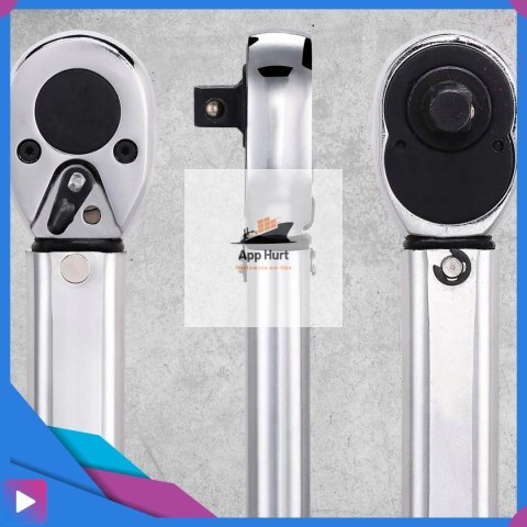 Klucz Dynamometryczny do Kół ASATO® 1/2" 28-210Nm 3 Nasadki Przedłużka Walizka Blokada Momentu ASATO®