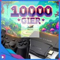 Konsola Retro 10000 Gier 4K HDMI 2 Bezprzewodowe Pady Obsługa 9 Konsol Plug & Play Przenośna ASATO®