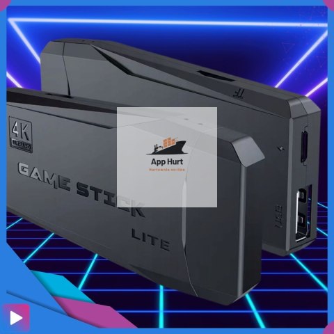 Konsola Retro 10000 Gier 4K HDMI 2 Bezprzewodowe Pady Obsługa 9 Konsol Plug & Play Przenośna ASATO®