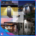Lampa Solarna z Czujnikiem Ruchu 120 LED ASATO® - Oddzielny Panel z Kablem 480cm - Pilot - 800lm IP64