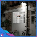 Lampa Solarna z Czujnikiem Ruchu 120 LED ASATO® - Oddzielny Panel z Kablem 480cm - Pilot - 800lm IP64