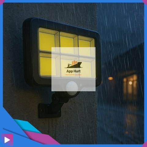 Lampa Solarna z Czujnikiem Ruchu 120 LED ASATO® - Oddzielny Panel z Kablem 480cm - Pilot - 800lm IP64 Lampa Solarna z Czujnikiem Ruchu 120 LED ASATO® - Oddzielny Panel z Kablem 480cm - Pilot - 800lm IP64