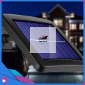 Lampa Solarna z Czujnikiem Ruchu 120 LED ASATO® - Oddzielny Panel z Kablem 480cm - Pilot - 800lm IP64