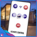 Lampa Solarna z Czujnikiem Ruchu 120 LED ASATO® - Oddzielny Panel z Kablem 480cm - Pilot - 800lm IP64