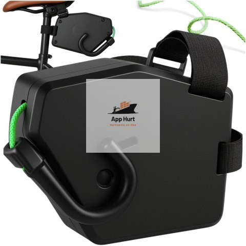 Linka Holownicza do Roweru 2,5m Samozwijalna Hak Rzepy Maks 90kg ASATO®