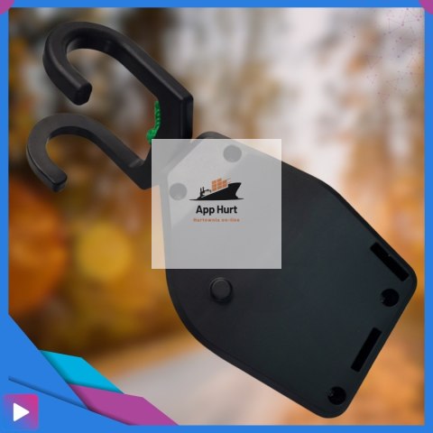 Linka Holownicza do Roweru 2,5m Samozwijalna Hak Rzepy Maks 90kg ASATO®