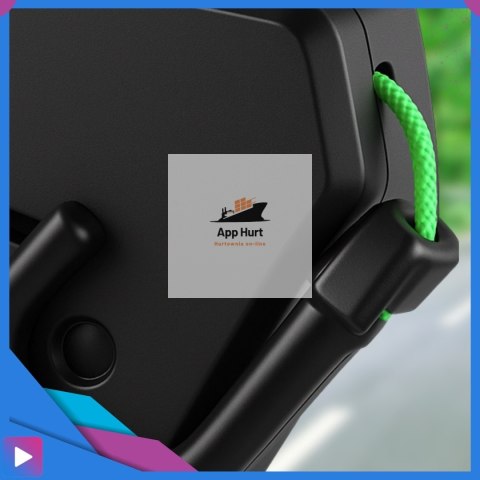 Linka Holownicza do Roweru 2,5m Samozwijalna Hak Rzepy Maks 90kg ASATO®