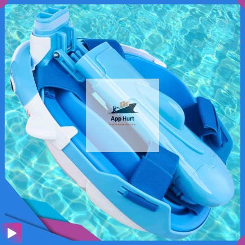 Maska do Nurkowania dla Dzieci Shark - Pełnotwarzowa Maska Rekin z Rurką ASATO®