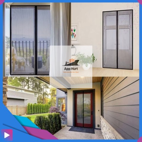 Moskitiera na Drzwi Balkonowe Magnetyczna - 100x210cm 18 Magnesów - Bezszwowe Uszczelnienie Moskitiera na Drzwi Balkonowe Magnetyczna - 100x210cm 18 Magnesów - Bezszwowe Uszczelnienie