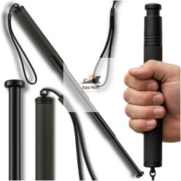 Pałka Teleskopowa Metalowa Hartowana Rozkładana 63,5 cm Kabura Pokrowiec