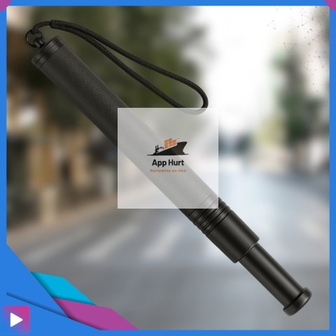 Pałka Teleskopowa Metalowa Hartowana Rozkładana 63,5 cm Kabura Pokrowiec