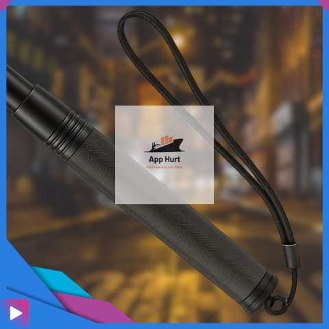 Pałka Teleskopowa Metalowa Hartowana Rozkładana 63,5 cm Kabura Pokrowiec