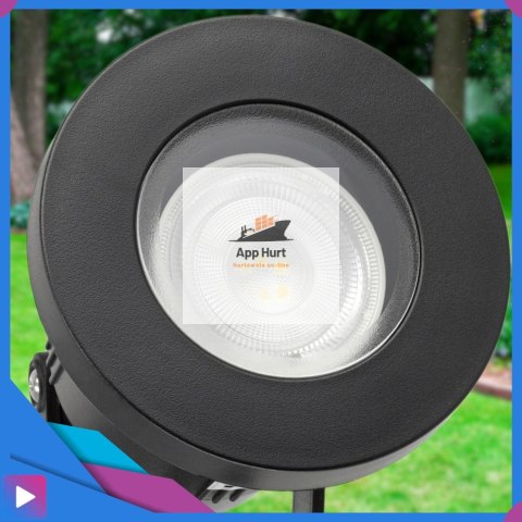 Reflektor Ogrodowy Lampa ogrodowa Wbijana Zestaw 2 sztuk + żarówki Szczelny Korpus Reflektor Ogrodowy Lampa ogrodowa Wbijana Zestaw 2 sztuk + żarówki Szczelny Korpus