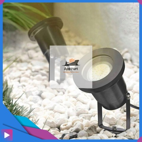 Reflektor Ogrodowy Lampa ogrodowa Wbijana Zestaw 2 sztuk + żarówki Szczelny Korpus Reflektor Ogrodowy Lampa ogrodowa Wbijana Zestaw 2 sztuk + żarówki Szczelny Korpus
