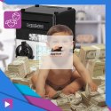 Sejf Skarbonka Dla Dzieci Zabawkowy Bankomat na Monety i Pieniądze Elektryczny PIN