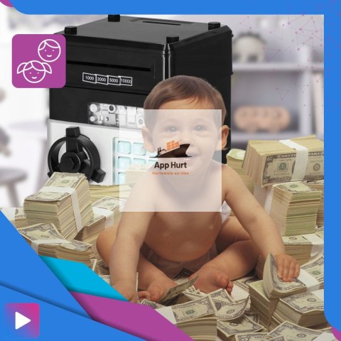 Sejf Skarbonka Dla Dzieci Zabawkowy Bankomat na Monety i Pieniądze Elektryczny PIN Sejf Skarbonka Dla Dzieci Zabawkowy Bankomat na Monety i Pieniądze Elektryczny PIN