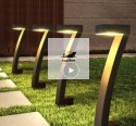 4 szt. Led słoneczne lampy ogrodowe zewnętrzne wodoodporne automatyczne