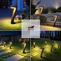 4 szt. Led słoneczne lampy ogrodowe zewnętrzne wodoodporne automatyczne