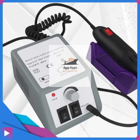 Frezarka do Paznokci 12W Twist&Lock Zestaw Frezów Manicure Pedicure ASATO®