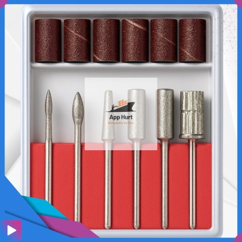 Frezarka do Paznokci 12W Twist&Lock Zestaw Frezów Manicure Pedicure ASATO®