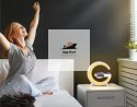 Głośnik Bezprzewodowy Lampka RGB Bluetooth Budzik Ładowarka Bezprzewodowa Zegar ASATO®