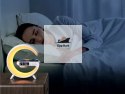 Głośnik Bezprzewodowy Lampka RGB Bluetooth Budzik Ładowarka Bezprzewodowa Zegar ASATO®