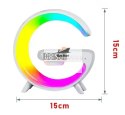 Głośnik Bezprzewodowy Lampka RGB Bluetooth Budzik Ładowarka Bezprzewodowa Zegar ASATO®