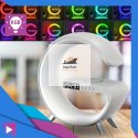 Głośnik Bezprzewodowy Lampka RGB Bluetooth Budzik Ładowarka Bezprzewodowa Zegar ASATO®