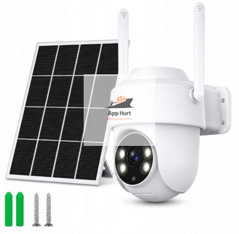 Kamera Solarna Wifi 4MPX Ze10wnętrzna Obrotowa Zewnętrzna Obrotowa