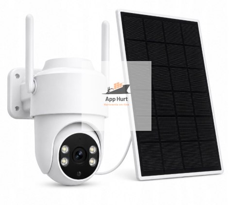 Kamera Solarna Wifi 4MPX Ze10wnętrzna Obrotowa Zewnętrzna Obrotowa