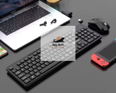 Klawiatura Bezprzewodowa niskoprofilowa + mysz na baterie Do komputera Laptopa Telewizora