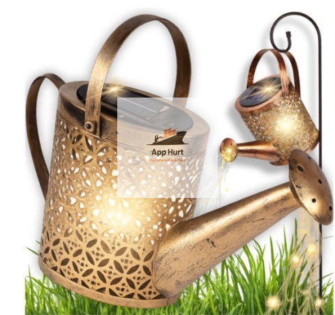 Lampa Solarna Ogrodowa led wbijana konewka 1szt