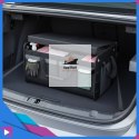 Organizer do Bagażnika Samochodu Składany XL Antypoślizgowy Wzmocniony z Klapą ASATO®