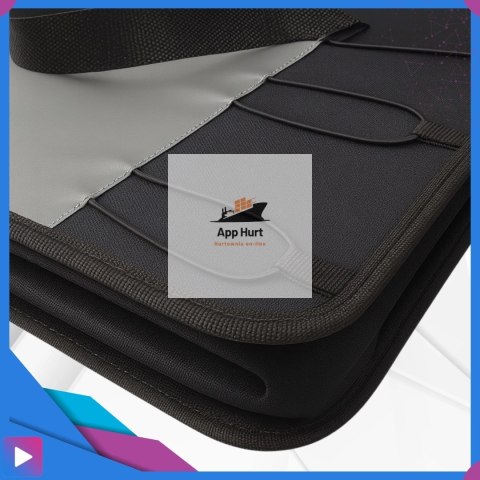 Organizer do Bagażnika Samochodu Składany XL Antypoślizgowy Wzmocniony z Klapą ASATO®