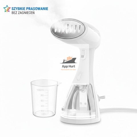 Parownica Ręczna 1500W 3 Tryby Regulacji Pary Zbiornik 300ml Podróżna Żelazko Parowe ASATO®