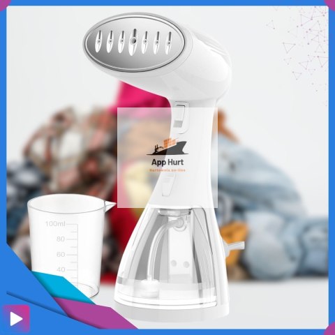 Parownica Ręczna 1500W 3 Tryby Regulacji Pary Zbiornik 300ml Podróżna Żelazko Parowe ASATO®