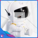 Projektor Gwiazd Astronauta Siedzący LED 8 Trybów Pilot Ruchoma Głowa Lampka Nocna ASATO®