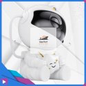 Projektor Gwiazd Astronauta Siedzący LED 8 Trybów Pilot Ruchoma Głowa Lampka Nocna ASATO®