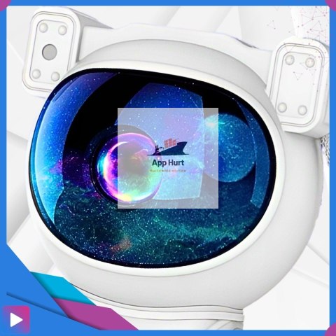 Projektor Gwiazd Astronauta Stojący LED 8 Trybów Pilot Ruchoma Głowa Lampka Nocna ASATO®